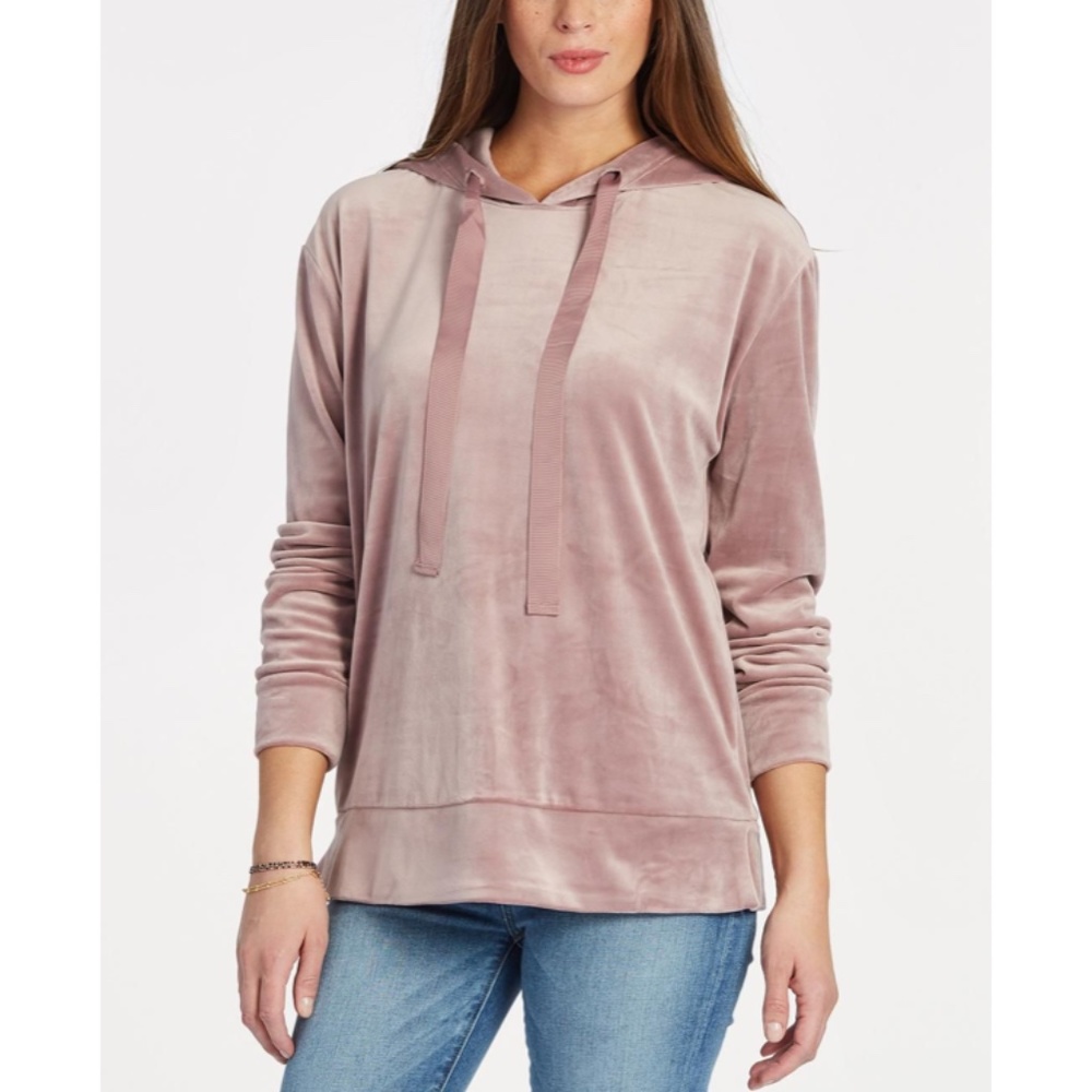 EVEREVE Peyton Jensen Corbin Velour Hoodie S